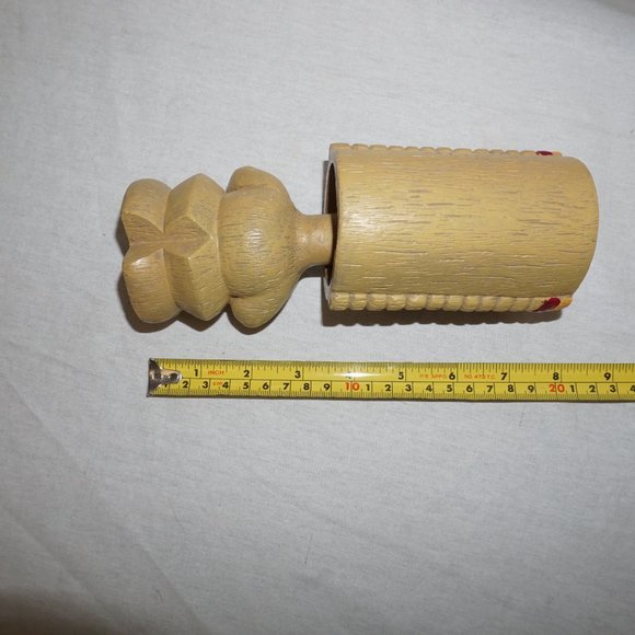 Ceramic TIKI statue bobble head Polynesian Hawaiian totem summer Tiki bar - Picture 6 of 6